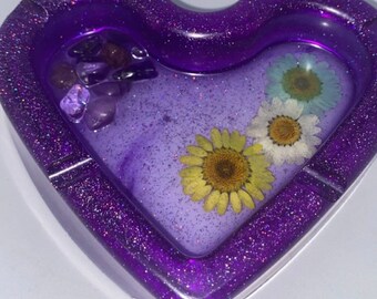 ElevatedPurp Heart Ashtray