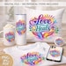 May include: A collection of white items with the text "Love Heals" in a colorful design. Items include a mug, tumbler, pillow, t-shirt, phone case, and a button. The design features hands, a cross, and hearts.