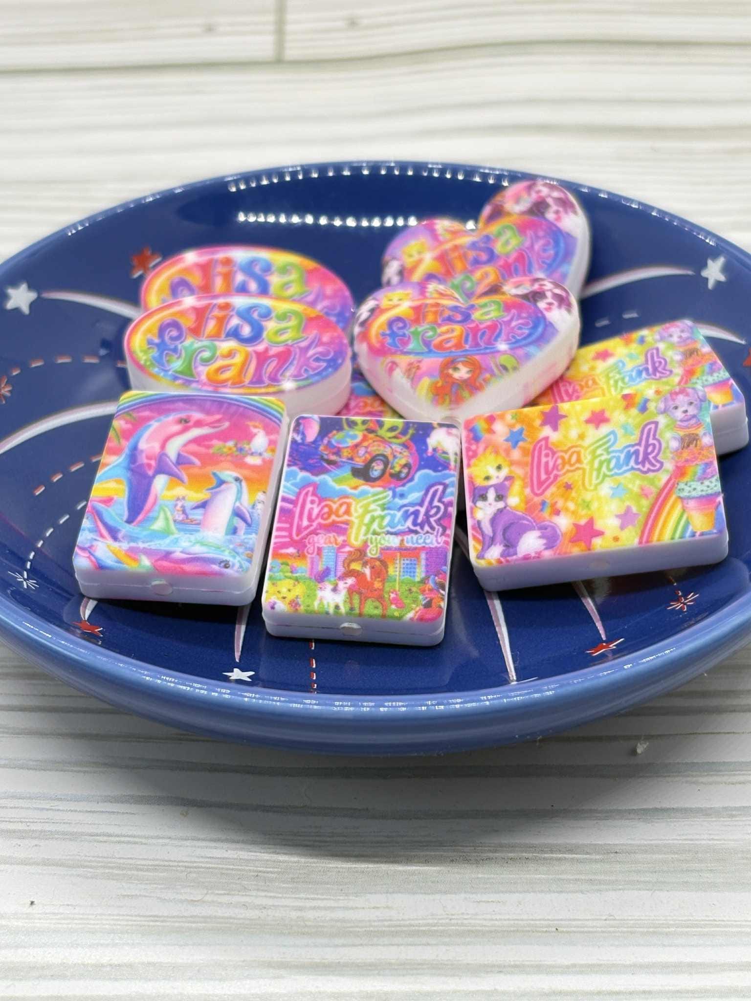 Neon 90s Focal Bead (single bead)