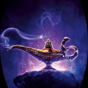 Genie Lamp Water Slide/Sublimation