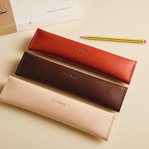 Craft Your Own Leather Pencil Pouch With Our DIY Kit – Made in London | Experience in a Box | Handmade Creative Gift | Leather-craft Project