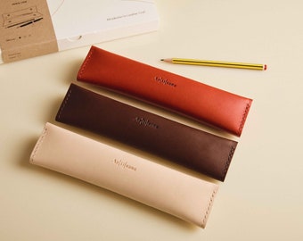 Créez votre propre trousse à crayons en cuir avec notre kit DIY - Fabriqué à Londres | Expérience dans une boîte | Cadeau créatif fait main | Projet de maroquinerie