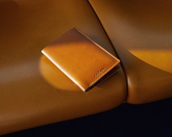 Créez votre propre porte-cartes en cuir avec notre kit DIY - Fabriqué à Londres | Expérience dans une boîte | Artisanat de portefeuille minimaliste | Cadeau fait main
