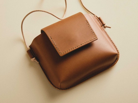 Craft Your Own Leather Small Bag With Our DIY Kit – Made in London | Experience in a Box | Leather Craft Kit | Great Gift for Makers