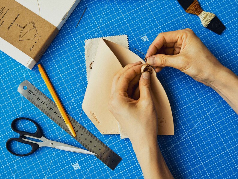 Craft Your Own Leather Coffee Filter Holder With Our DIY Kit, Authentic