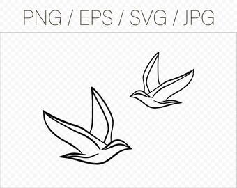 Download Flying Bird Svg Etsy