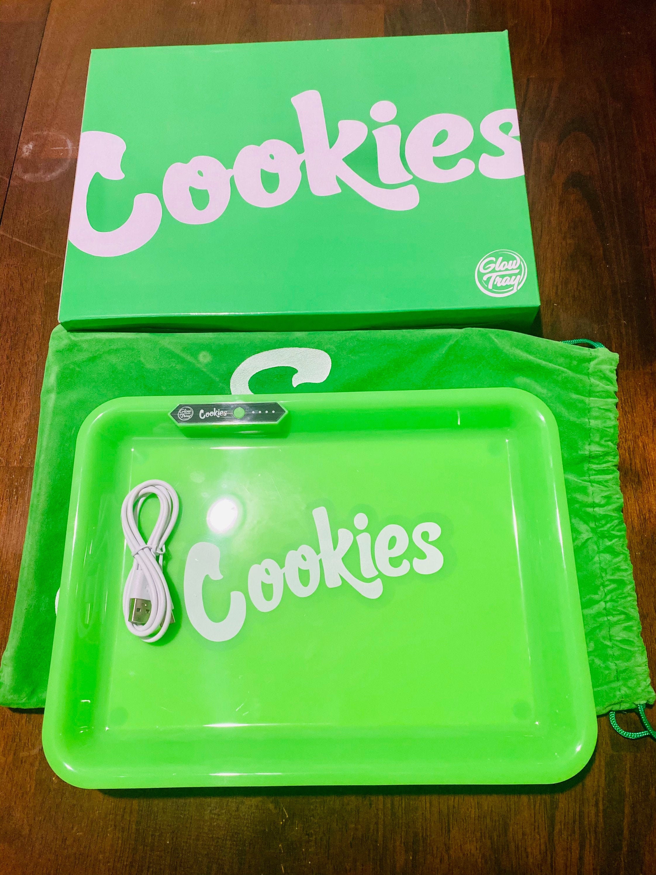 Cookies x GlowTray Cookies LED Glow Rolling Trayrolling Etsy