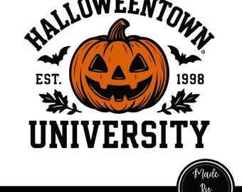 Halloween Town University PNG – Funny Spooky College Design for Shirts, Mugs, and DIY Crafts