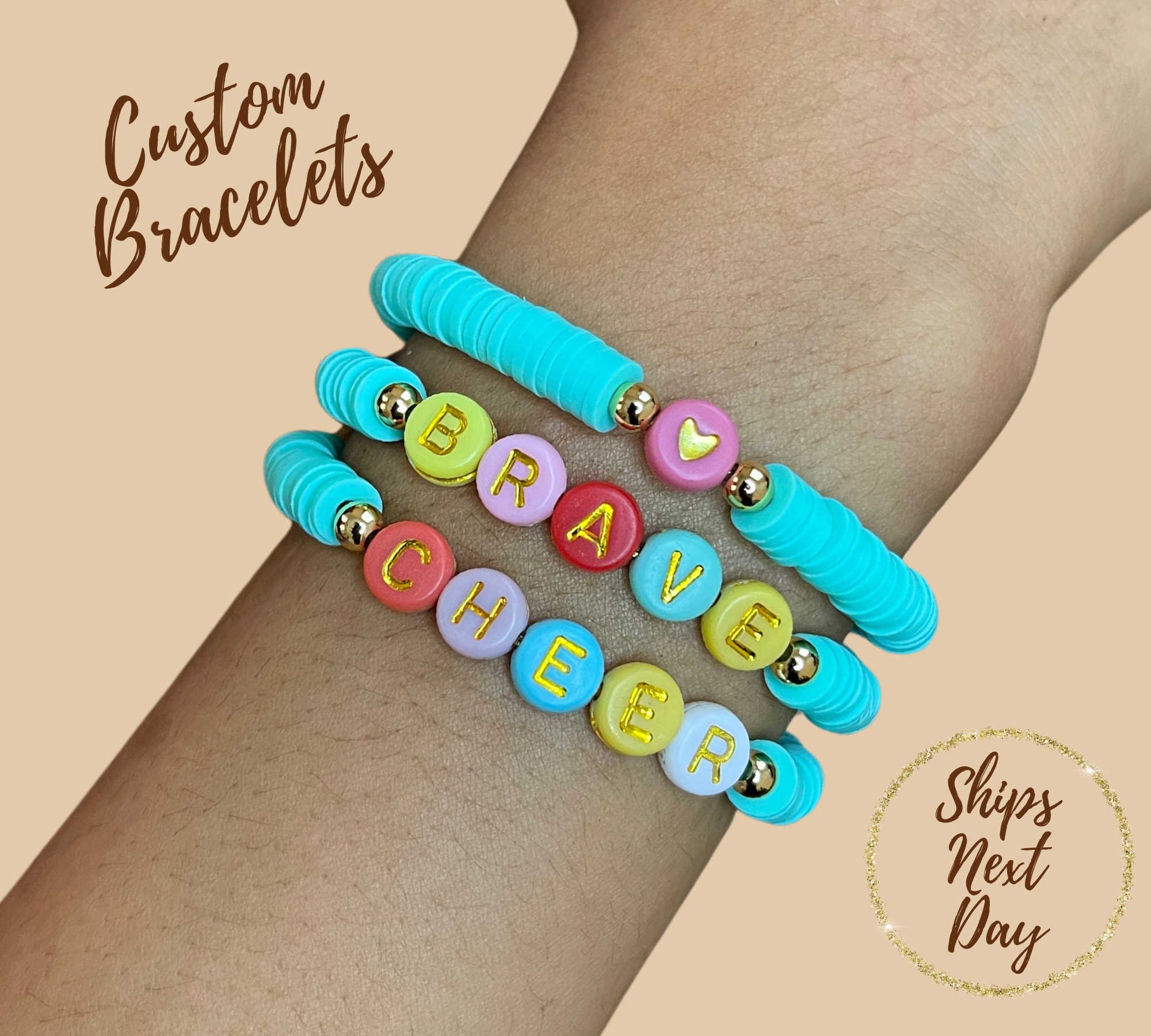 Custom stretch bracelets discount