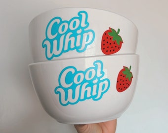 Make Your Own Custom Bowl | Logo Personalized Bowl | Ice Cream Bowl | Cereal Bowl