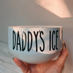 PRINTED Personalized Rae Dunn Bowl | Custom Cereal Bowl | Name Ice cream Bowl | Noodle Bowl | Soup Bowl | Popcorn Bowl