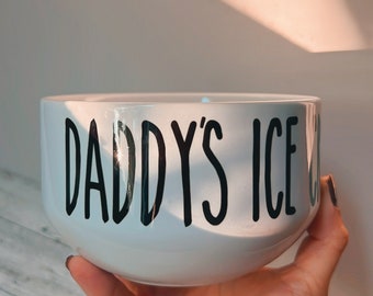 PRINTED Personalized Rae Dunn Bowl | Custom Cereal Bowl | Name Ice cream Bowl | Noodle Bowl | Soup Bowl | Popcorn Bowl
