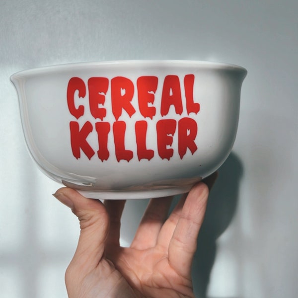 Cereal Killer Bowl | Serial Killer Cereal Bowl | Cereal Lover Gift | Personalized cereal bowl |