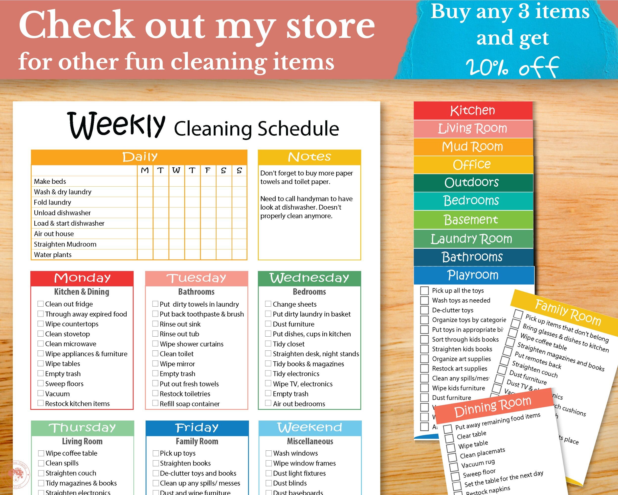 Editable Food Chart for Kids, Kids Meal Planner, Healthy Eating Planner