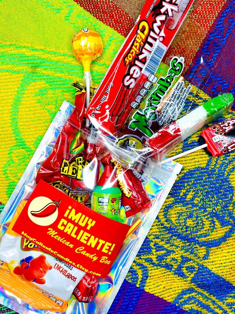 Bag of Mexican candy Snack gifts Birthday box Candy mexican Etsy
