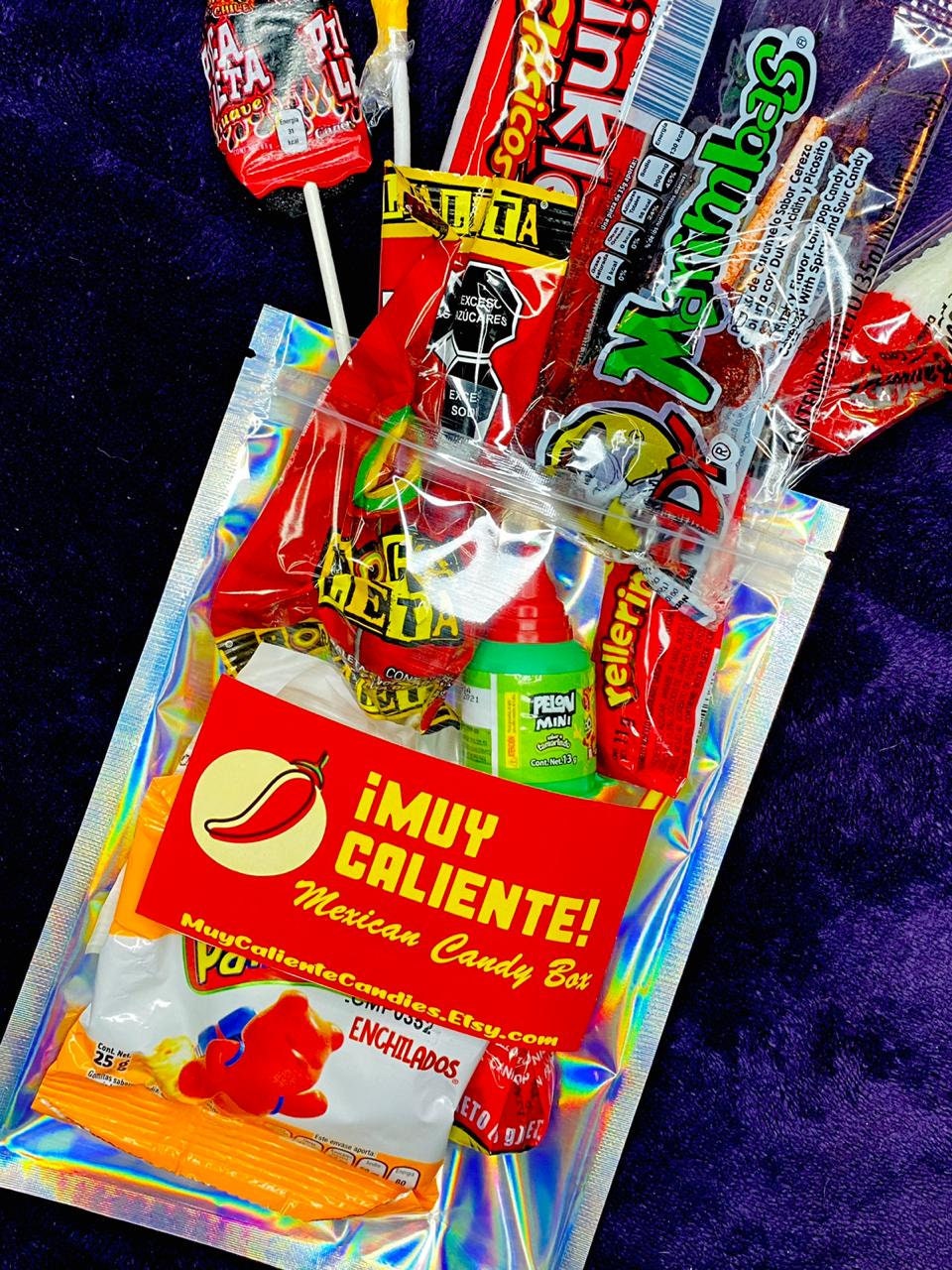 Bag of Mexican candy Snack gifts Birthday box Candy mexican Etsy