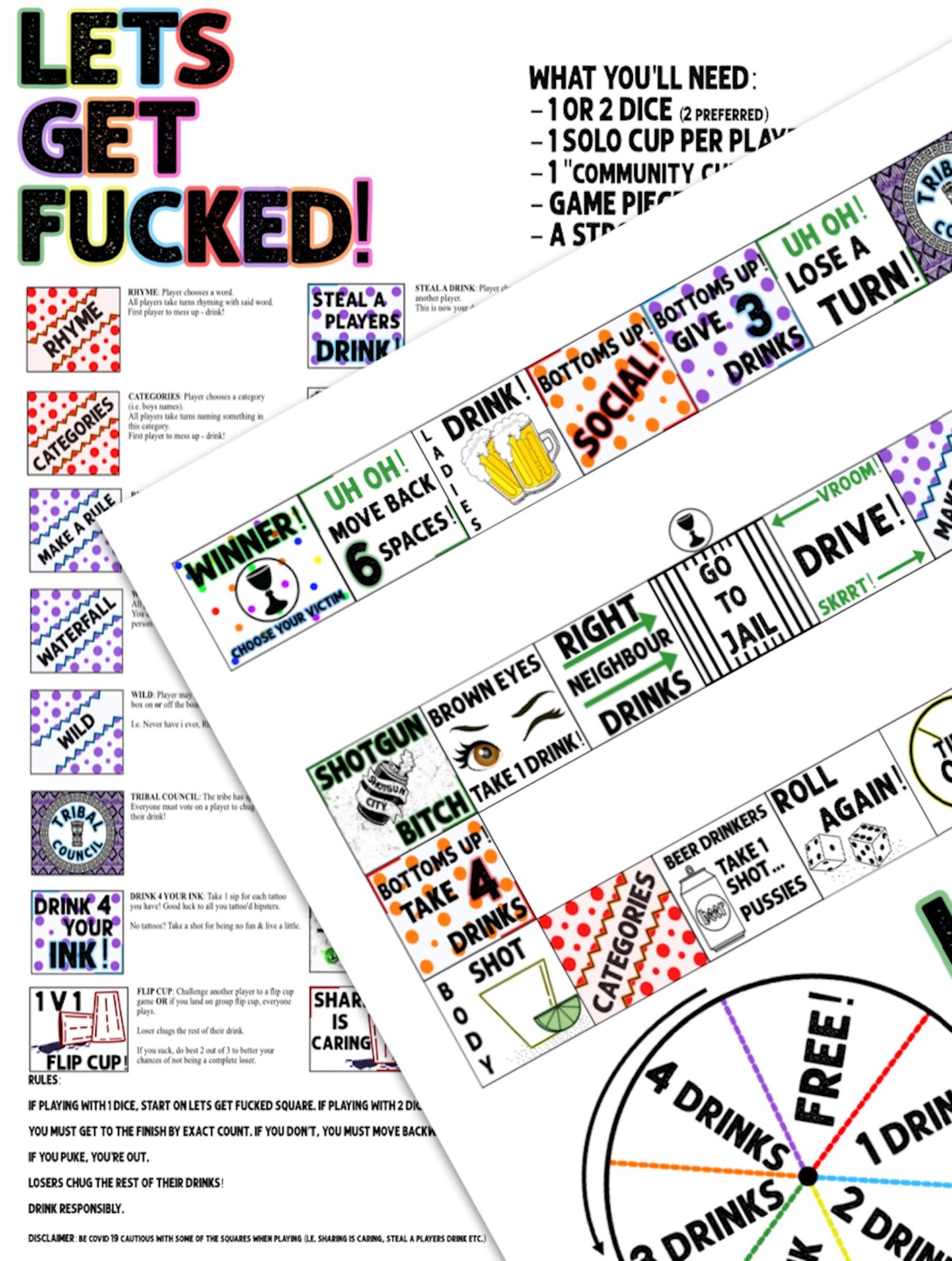 drinking board game printable drinking game black out