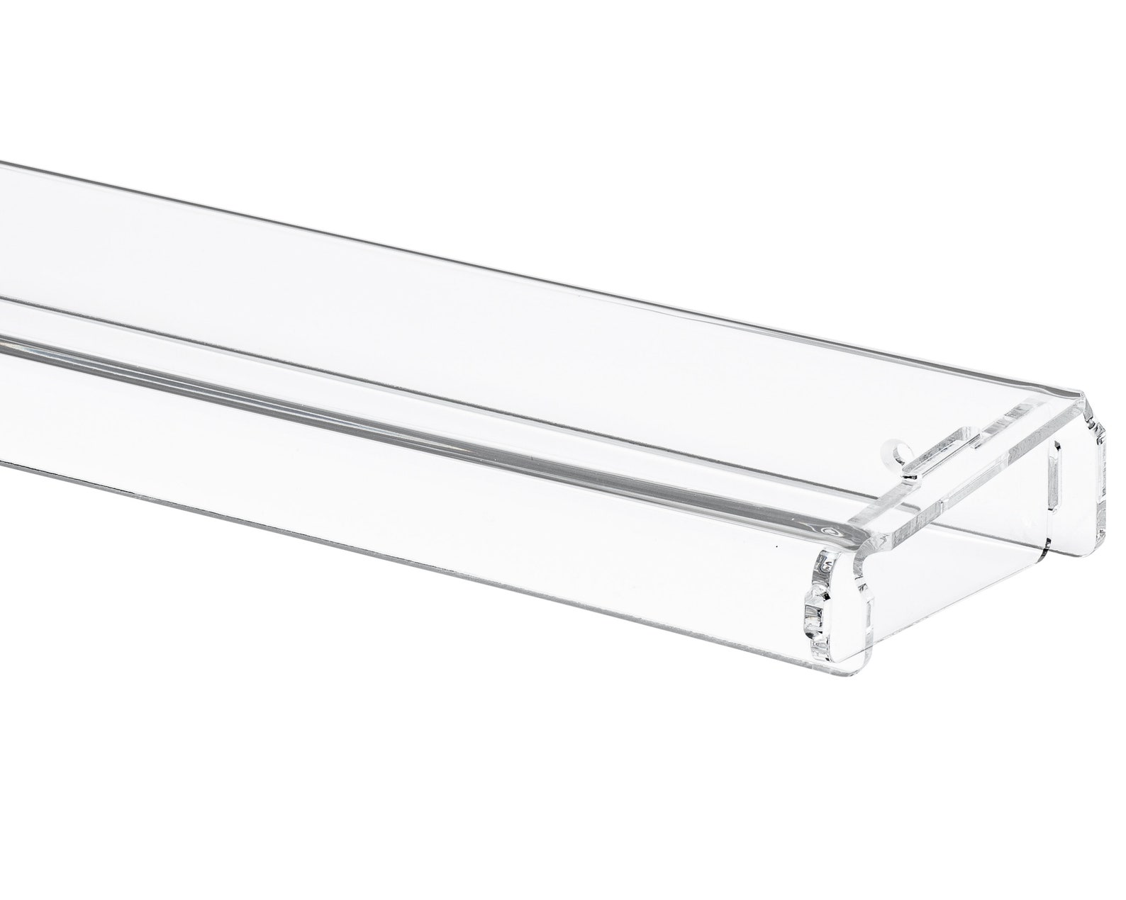 Clear Choice 2 Pack Acrylic Wall Shelf With Sides Etsy