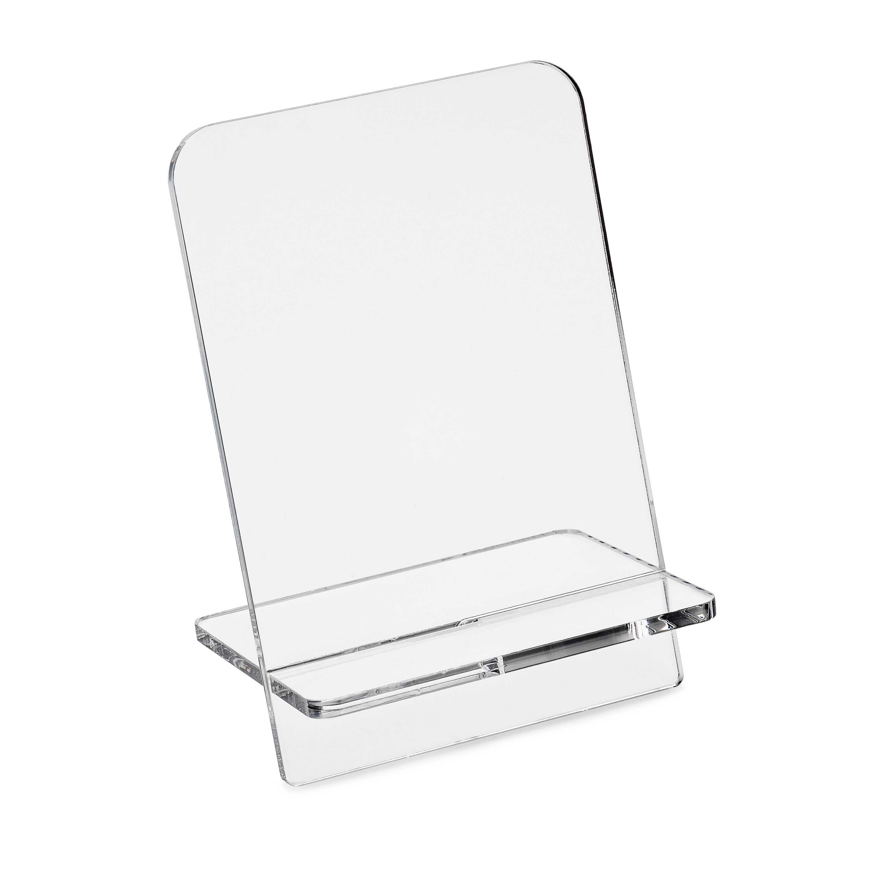 Acrylic Book Holder, Clear Book Stand for Display, Sturdy Open