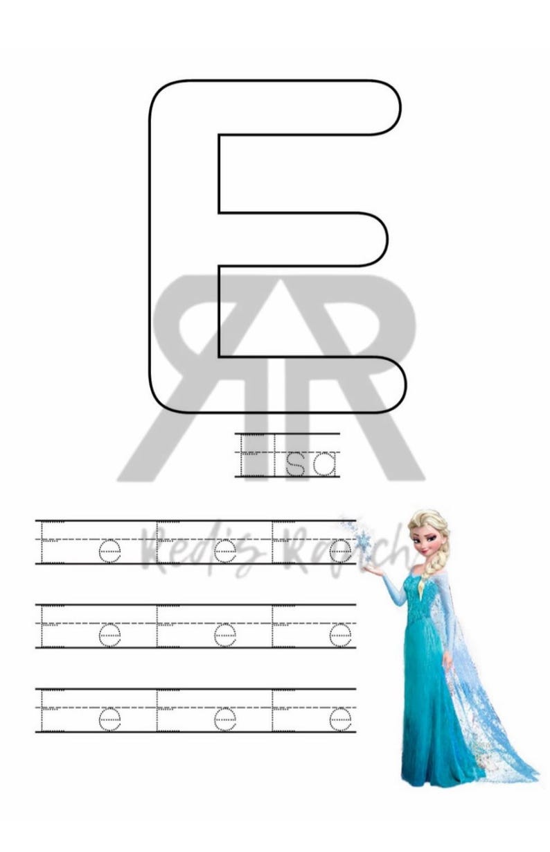 Disney Frozen Inspired Customizable Coloring Book Party Favor - Etsy