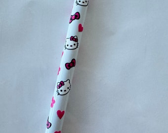 Metal pen with vinyl