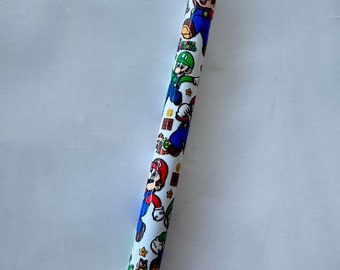 Metal pen with vinyl