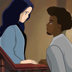 Paare Cartoon Illustration
