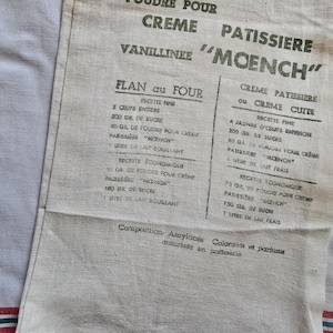 Torba vintage, francuska, crème pâtissière
