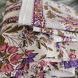 1960s French souleiado fabric bundle