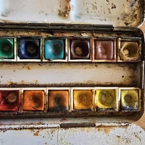 1940s winsor & newton tin