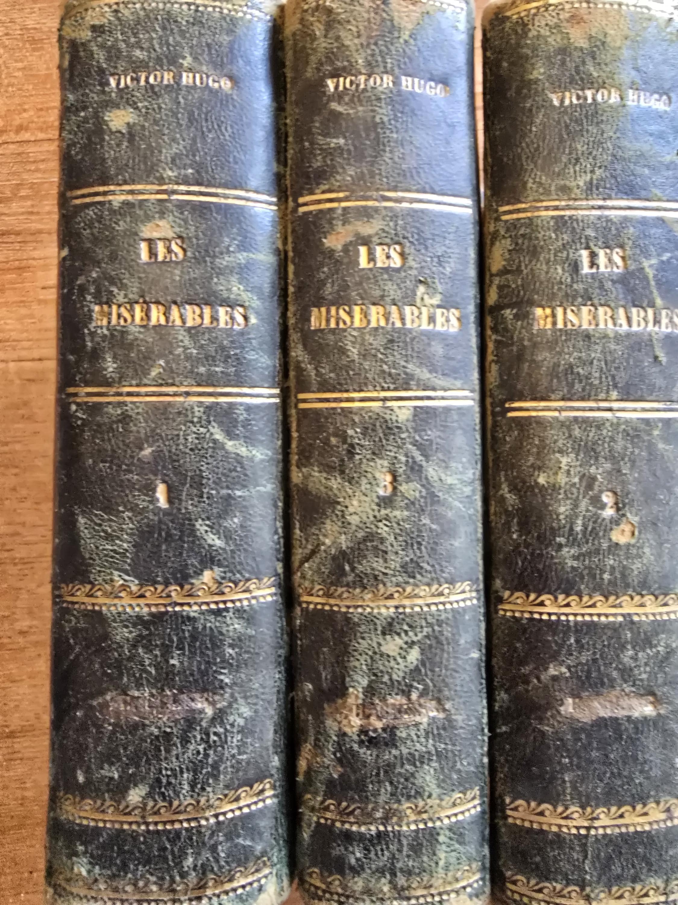 1862年『レ・ミゼラブル』初版：ブリュッセル、ヴィクトル・ユゴー、5