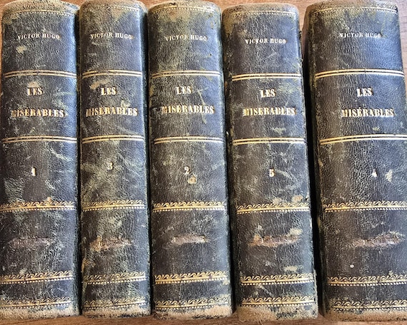 1862年『レ・ミゼラブル』初版：ブリュッセル、ヴィクトル・ユゴー、5