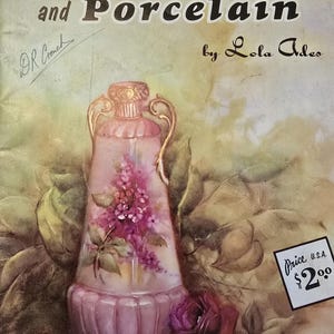How to paint on china and porcelain, vintage book