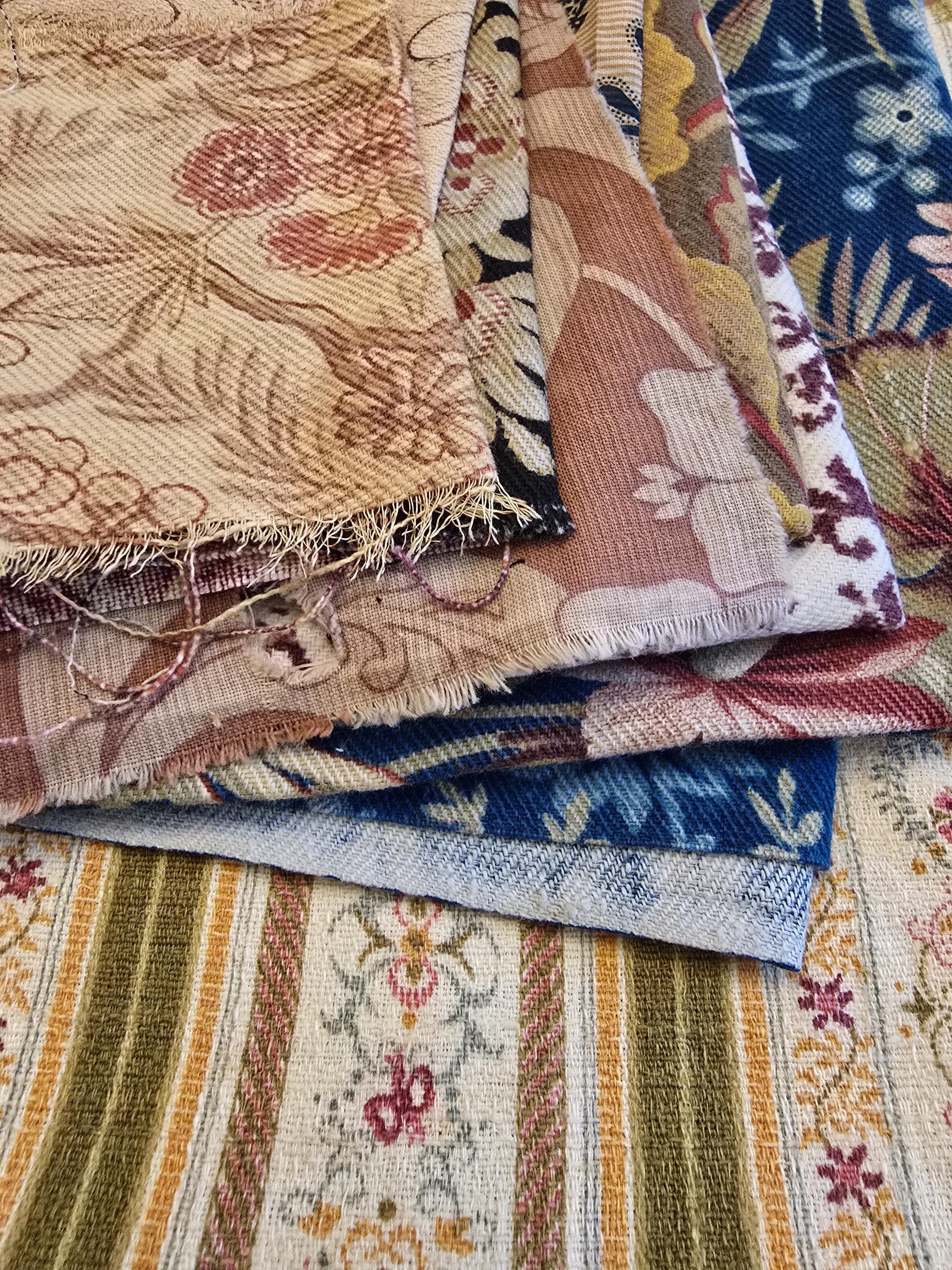 French Vintage Fabric - Etsy UK