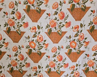 Vintage Blumenborte Stoff