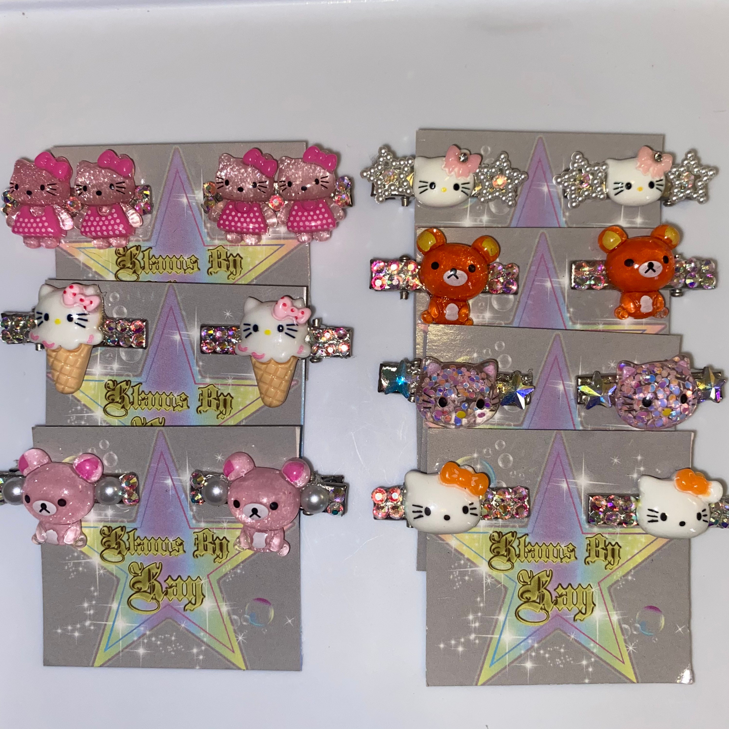 Sanrio Kawaii Hair Clip Mix & Match Hecho a mano Etsy