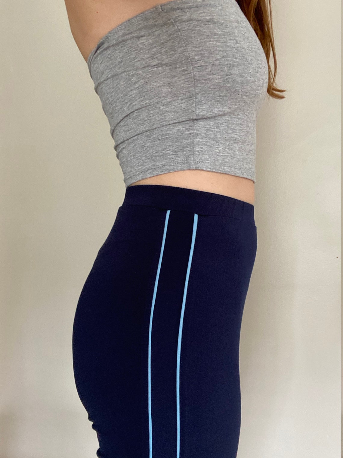 2000s Y2K Flared Leggings High Waisted Vintage Spalding | Etsy