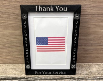 Fotolijst Amerikaanse kustwacht: bedankje voor militaire familie