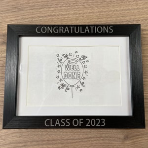 Personalized Graduation Picture Frame: Class of 2025 Gift