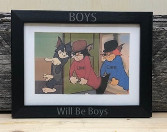 JONGENS WILLEN JONGENS Fotolijst Aangepast Vader Echtgenoot Beste vriend Zoon Cadeaufeest 2020 Kous Kleinigheidjes Kerstbruiloft Beste man stalknecht