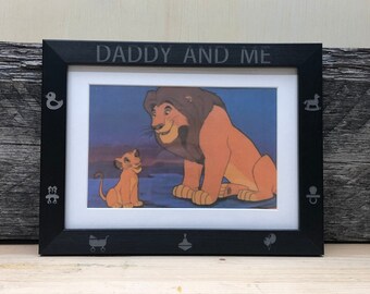 DADDY AND ME Picture Frame Custom Dad Son Daughter Husband Child Kid Gift Party 2020 Stocking Stuffers Christmas