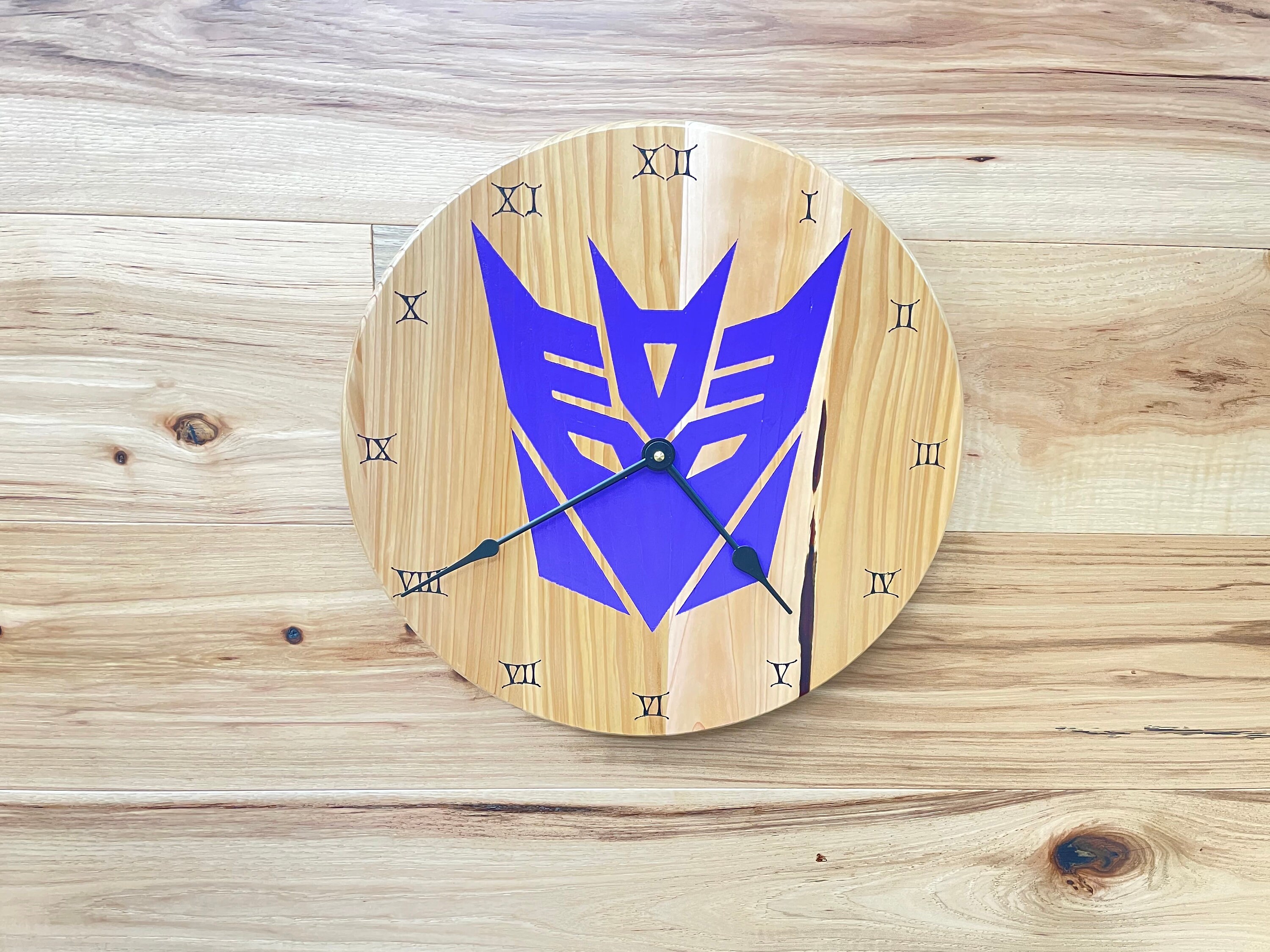 Decepticons Wall Clock Transformers Impresionante regalo de Etsy España