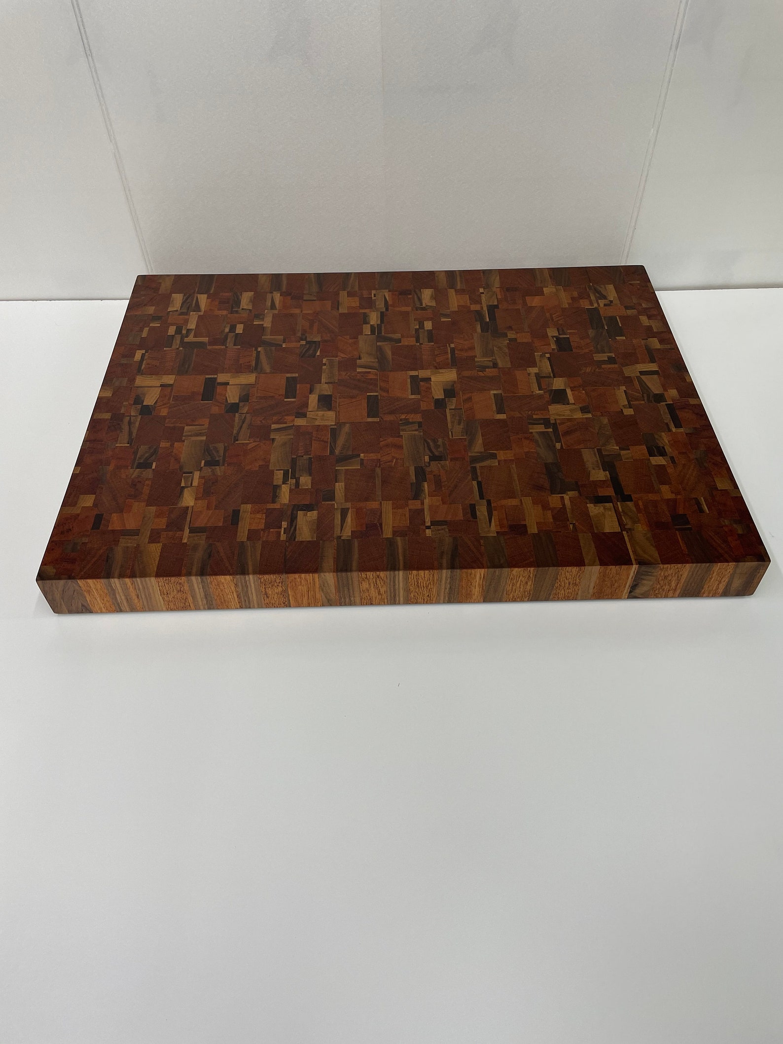 AMAZING End Grain Cutting Board CHAOTIC Pattern Won't Dull Etsy