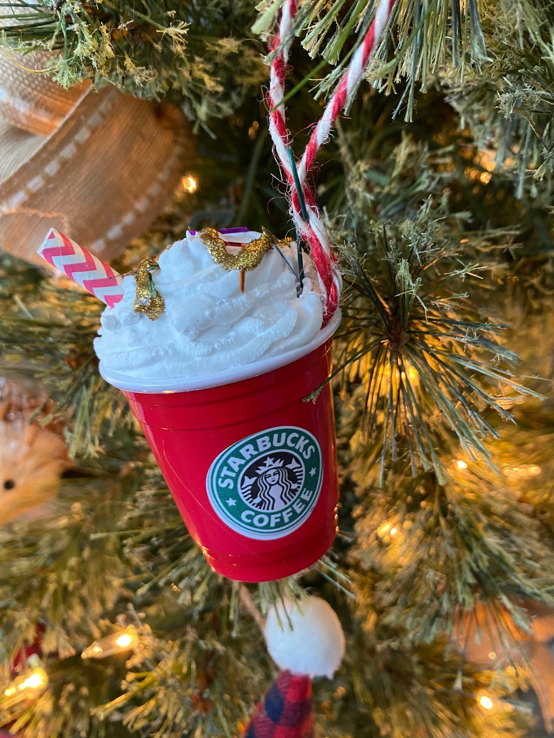 Starbucks mini cup tree ornament Etsy