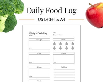 Daily Food Log Printable