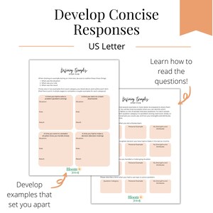 Interview Preparation Printable Workbook - Etsy