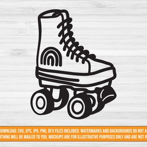 Roller Skate SVG digital download  | Roller Skate cut file | svg jpg png dxf eps files