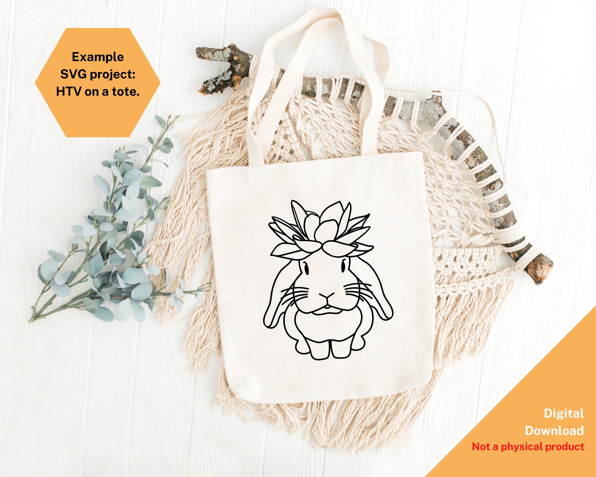 Easter Bunny SVG Digital Download Svg Dxf Eps Jpg Png Files Easter ...