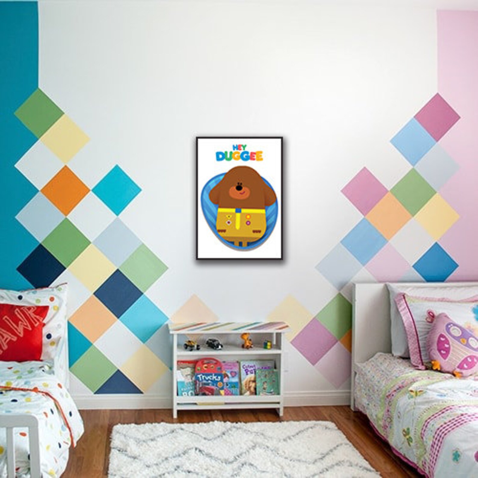 Hey Duggee Kids Cartoons wall art Digital download Kids Etsy