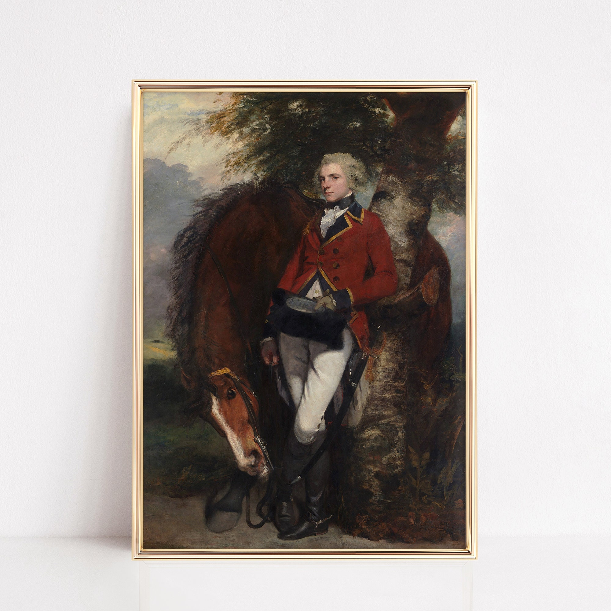 Vintage Equestrian Print | Antique English Horse Oil Painting | Vintage ...